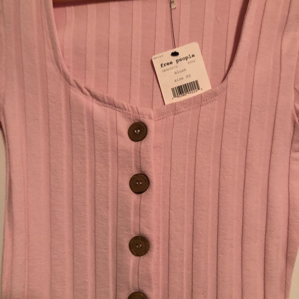 HOST PICK!! Free People Central Park top in Blush - Picture 4 of 8
